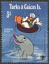 Turks and Caicos Isls 1979 Walt Disney 3 ¢ Multicolor Scott 403